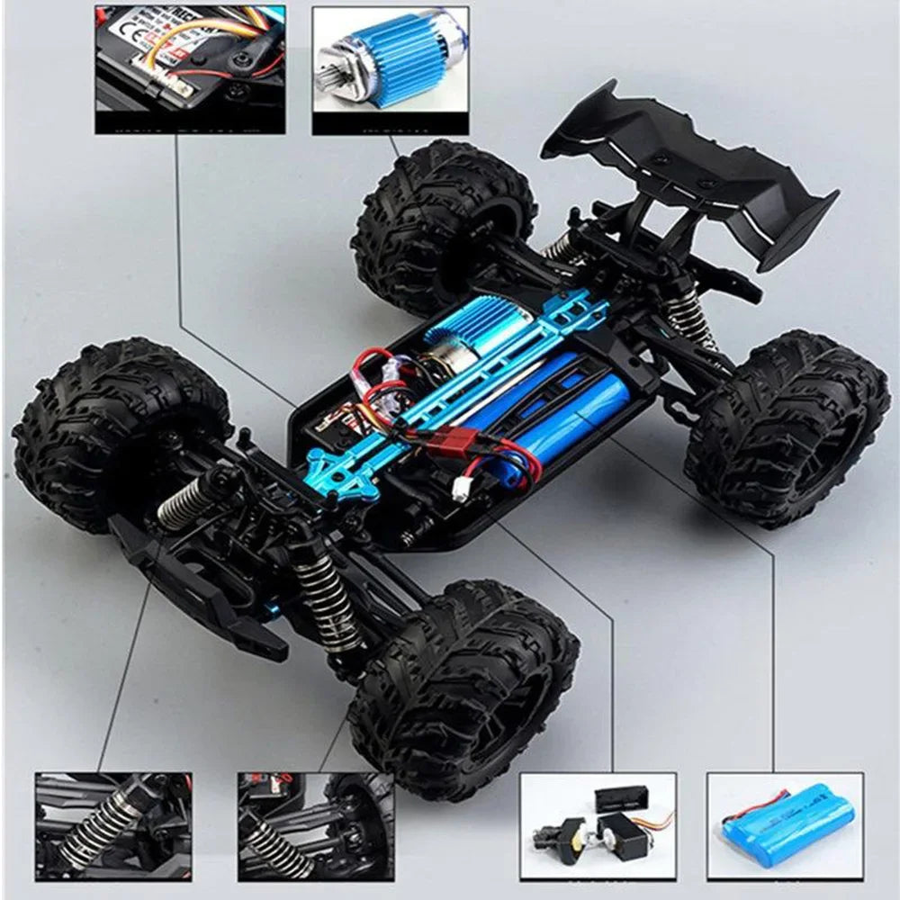 2025 New 1:16 Scale Large RC Cars 50km/h High Speed RC Cars Toys for Boys Remote Control Car 2.4G 4WD Off Road Monster Truck