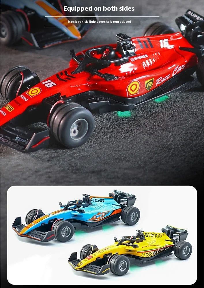 2025 New RC car August  Product 1:64 Mini Alloy Car Model, Adjustable Lighting Formula Racing, Children's Remote Control Car