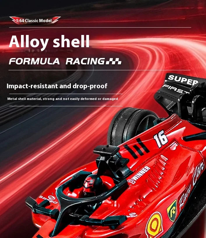 2025 New RC car August  Product 1:64 Mini Alloy Car Model, Adjustable Lighting Formula Racing, Children's Remote Control Car
