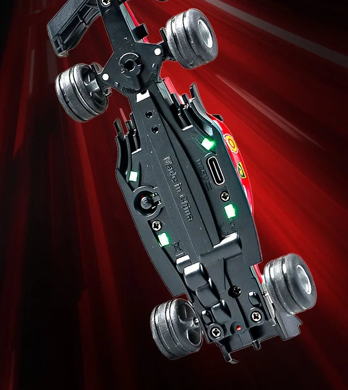 2025 New RC car August  Product 1:64 Mini Alloy Car Model, Adjustable Lighting Formula Racing, Children's Remote Control Car