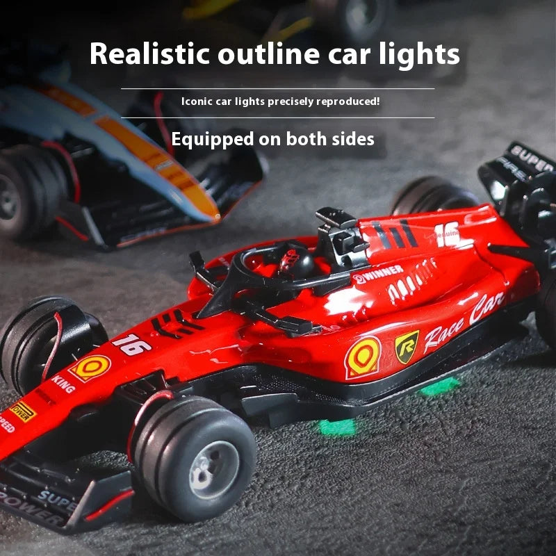 2025 New RC car August  Product 1:64 Mini Alloy Car Model, Adjustable Lighting Formula Racing, Children's Remote Control Car