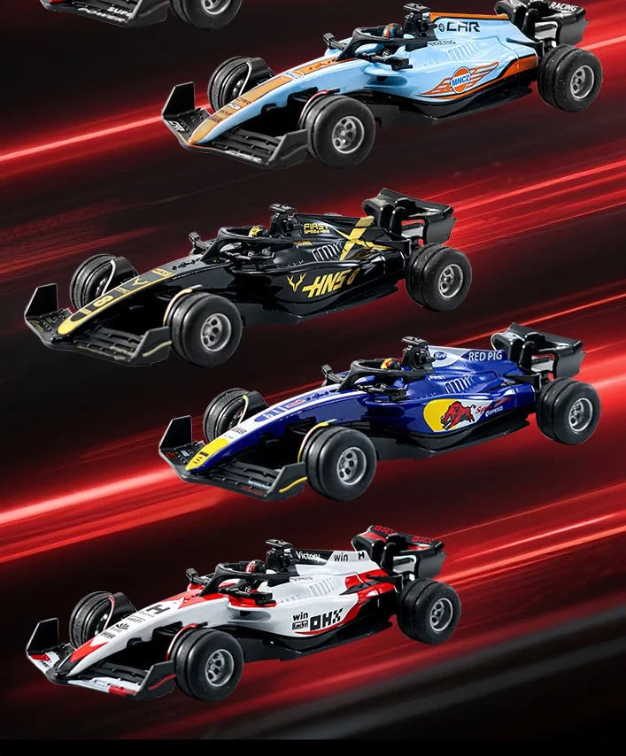 2025 New RC car August  Product 1:64 Mini Alloy Car Model, Adjustable Lighting Formula Racing, Children's Remote Control Car