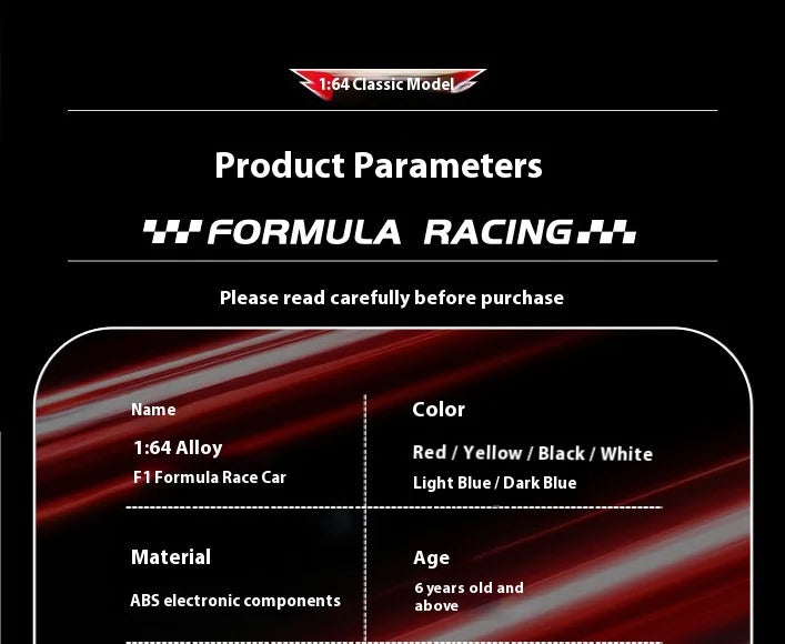 2025 New RC car August  Product 1:64 Mini Alloy Car Model, Adjustable Lighting Formula Racing, Children's Remote Control Car